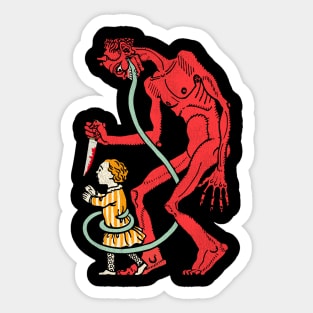 Krampus Is Coming Sticker